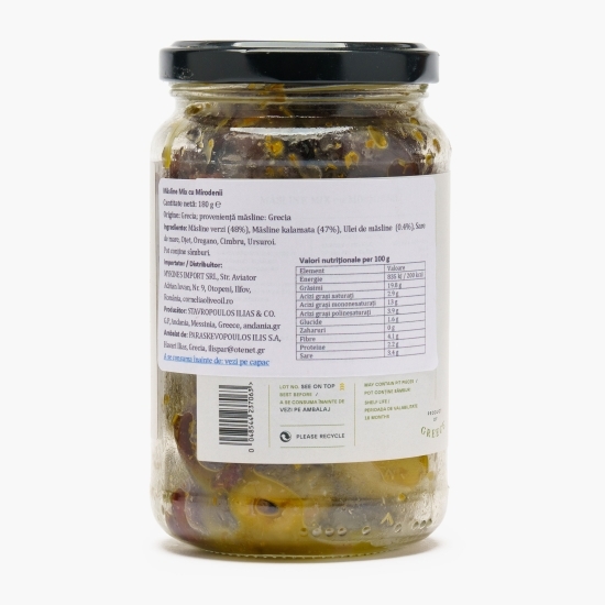 Măsline mix cu mirodenii 180g