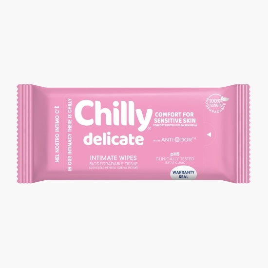 Șervețele pentru igiena intimă Delicate, 12 buc