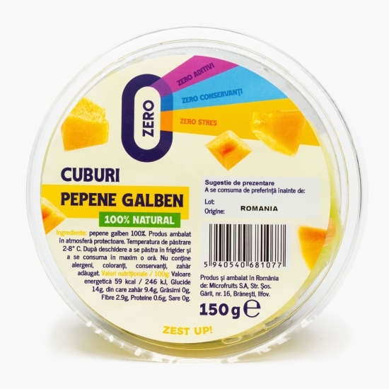 Pepene galben cuburi 150g