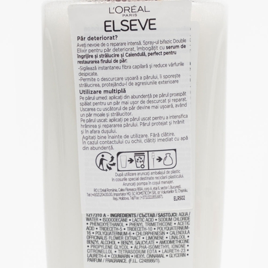 Spray bi-fazic pentru păr deteriorat, Total Repair 5 Double Elixir, 200ml