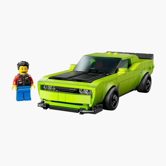 Mașină sport Dodge Challenger SRT Hellcat, 77237 Speed Champions, 390 piese, +9 ani
