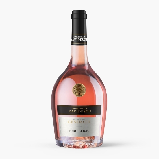 Vin rose sec Generații Pinot Grigio, 13%, 0.75l