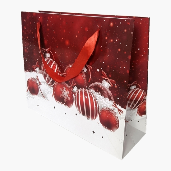 Pungă cadou mare Crăciun (32x26x10 cm)