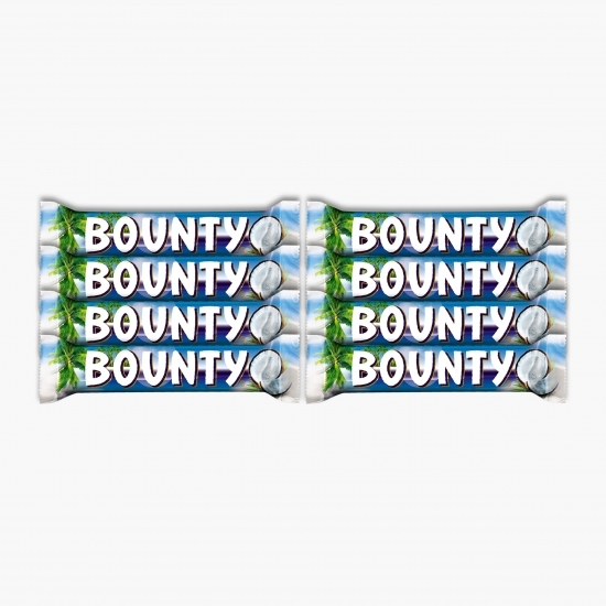 Baton cu cocos învelit în ciocolată cu lapte 8x57g, 456g