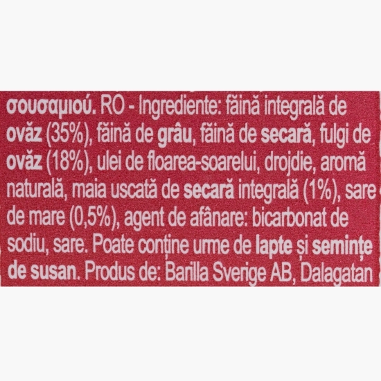 Pâine prăjită cu ovăz și sare de mare Crunchy Twist, 265g