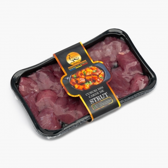 Cuburi din carne de struț 300g