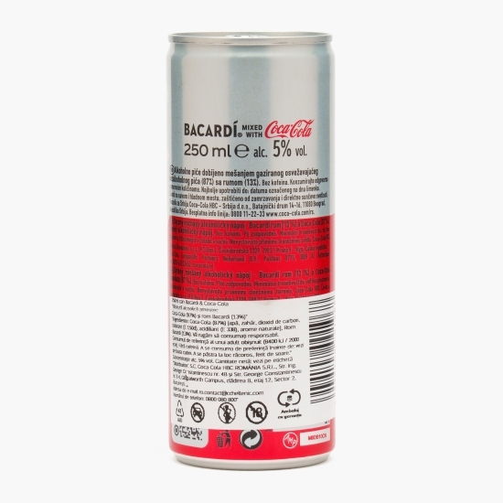 Cocktail rom & cola, 5%, 250ml