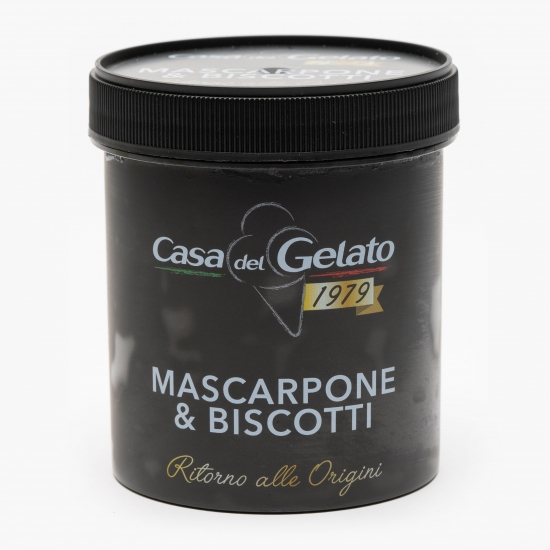 Înghețată cu mascarpone & biscotti 400g