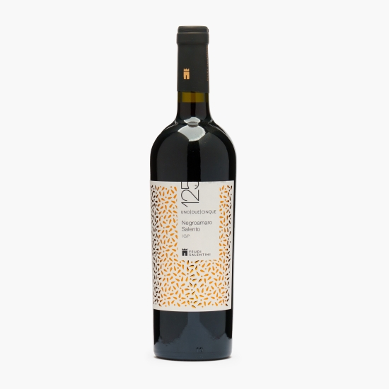 Vin roșu sec 125 Negroamaro Salento IGP, 12.5%, 750ml