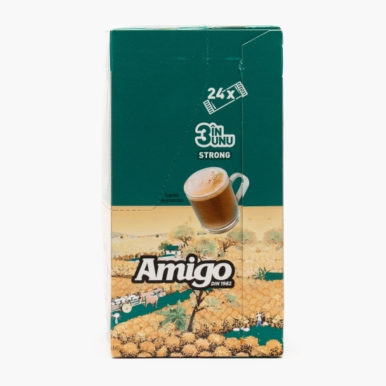 3 în 1 Strong plicuri, 24x13g, mix de cafea instant