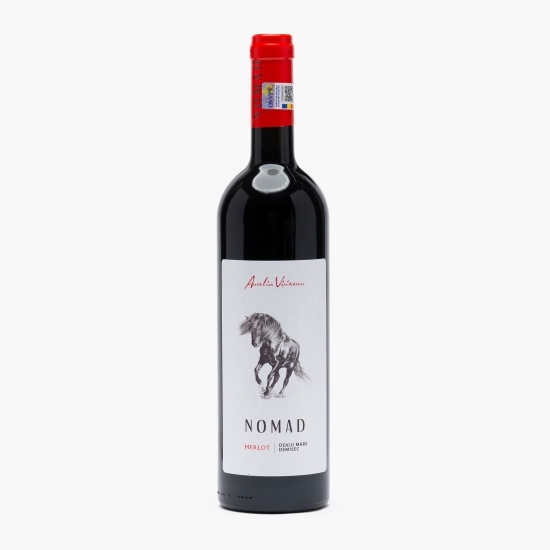 Vin roșu demisec Merlot, 13.5%, 0.75l