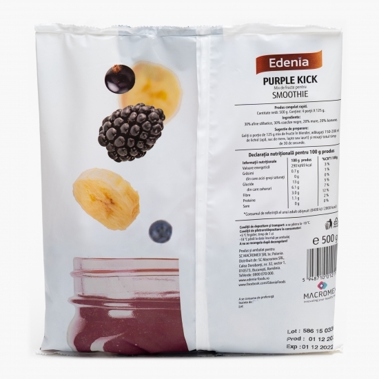 Mix de fructe pentru smoothie Purple Kick 500g