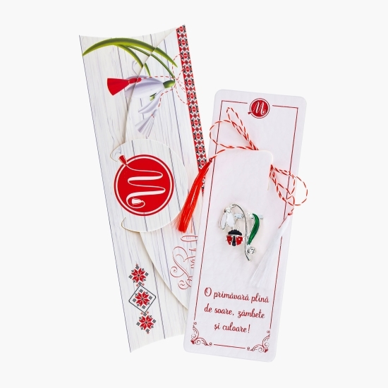 Mărțișor broșă ghiocel