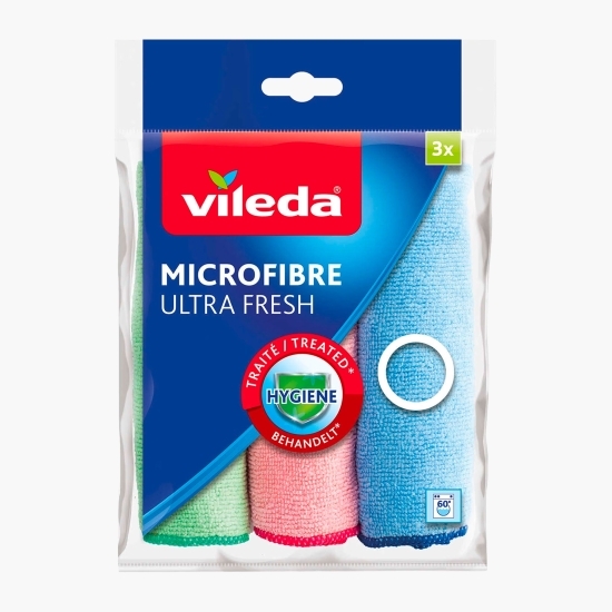 Lavete microfibre Ultra Fresh, 3 buc