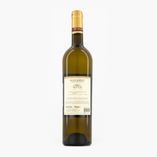 Vin alb dulce Tămâioasă Românească, 11.5%, 0.75l