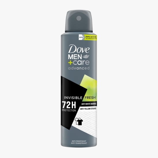 Antiperspirant spray Men+Care Advanced Invisible Fresh 150ml