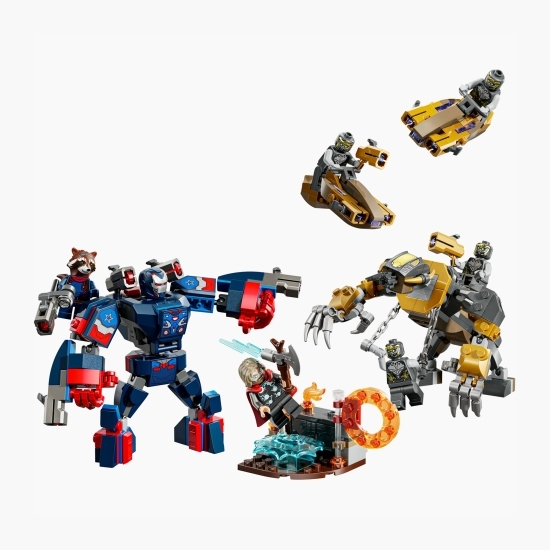 Thor vs Chitauri din Răzbunătorii: Sfârșitul Jocului, 76322 Marvel, 373 piese, +8 ani