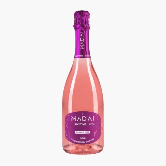 Vin spumant rose Anytime Rose, fără alcool, 750ml
