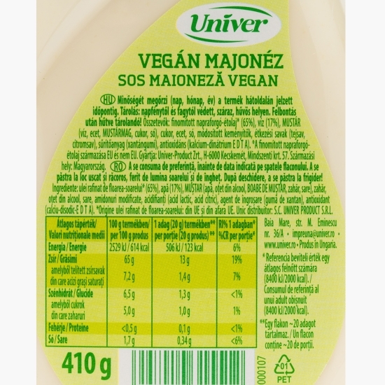 Sos maioneză vegan 410g