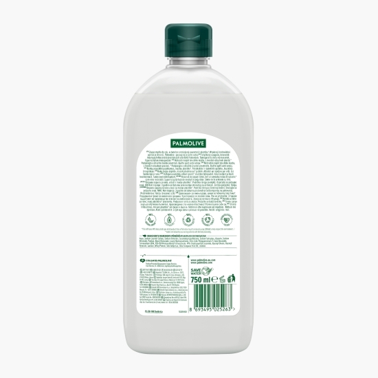 Rezervă săpun lichid Naturals Milk&Olive, eco refill 750ml