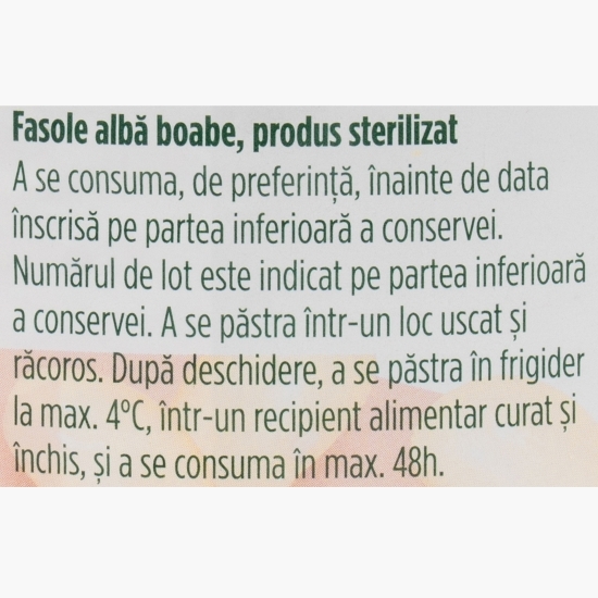 Fasole albă 800g