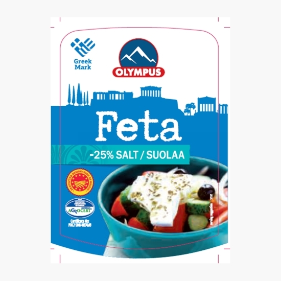 Brânză Feta cu conținut redus de sare 150g