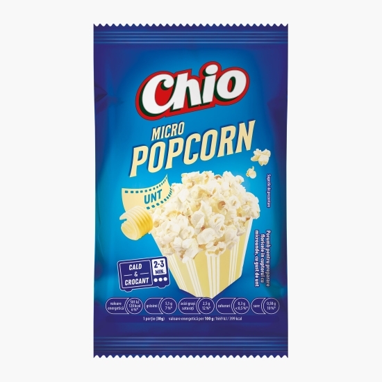 Popcorn microunde cu gust de unt 80g