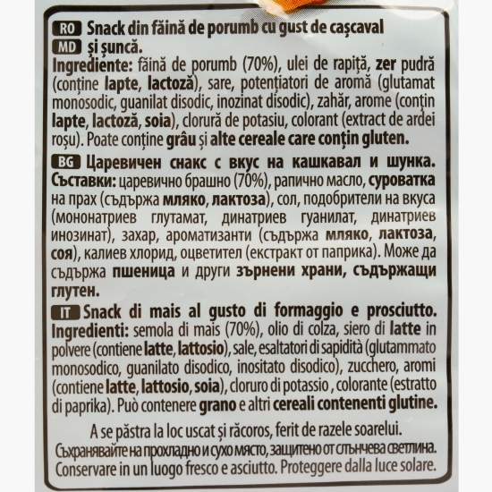 Pufuleți cu gust de cașcaval și șuncă 60g