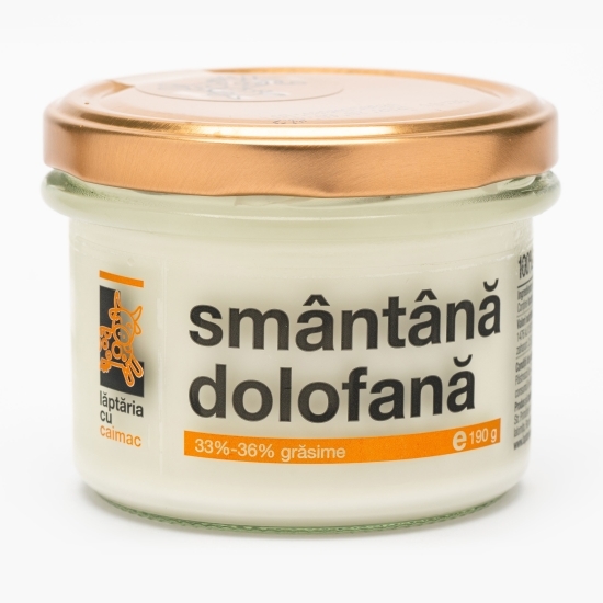 Smântână dolofană 33-36% grăsime 190g