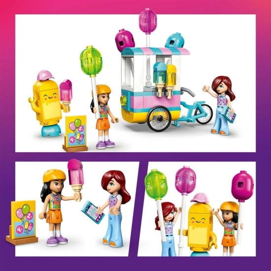 Stand cu înghețată și baloane, 42692 Friends, 107 piese, +6 ani