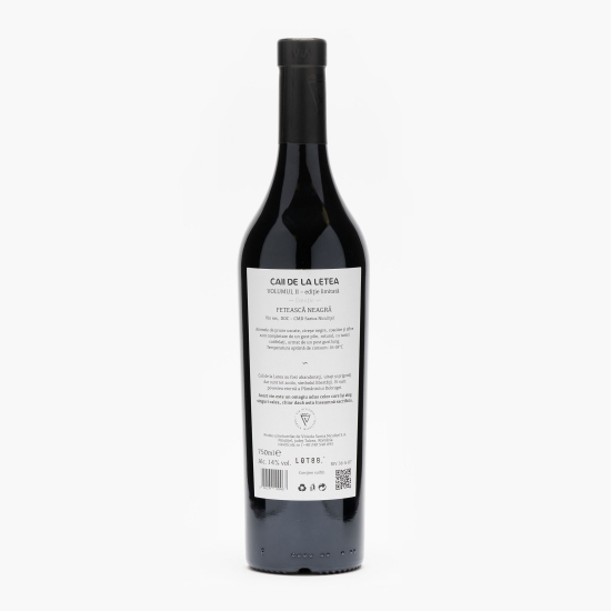 Vin roșu sec Fetească Neagră Vol II, 14%, 0.75l