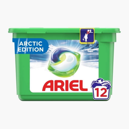 Detergent de rufe capsule All in One Pods Arctic Edition, 12 spălări