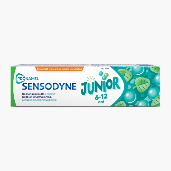 Pastă de dinți pentru copii cu fluor Pronamel Junior 6-12 ani, 50ml