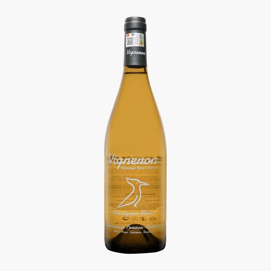 Vin alb sec eco Vigneron Sauvignon Blanc, 13.7%, 0.75l