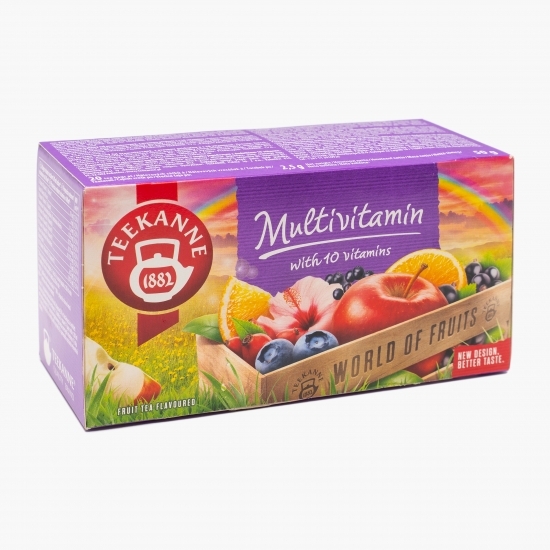 Ceai cu aromă de fructe Multivitamin 20 plicuri
