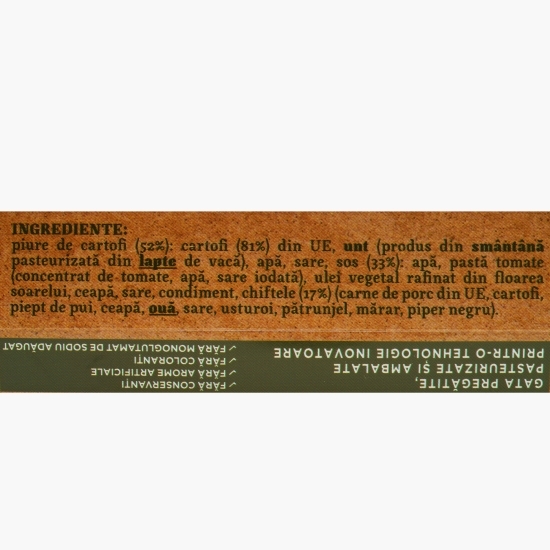 Chifteluțe marinate cu piure 350g