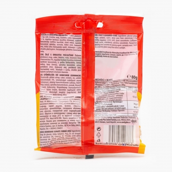 Jeleuri gumate în formă de ursuleți 80g