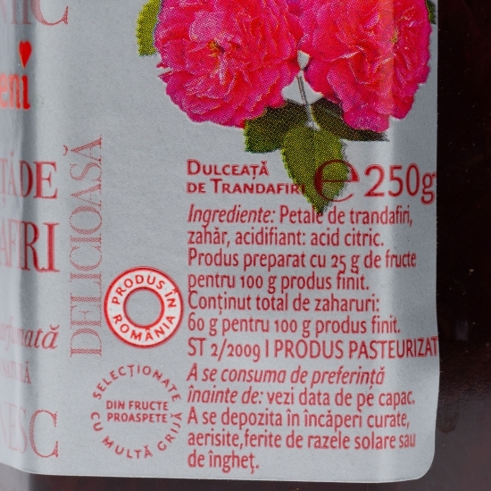 Dulceață de trandafiri 250g