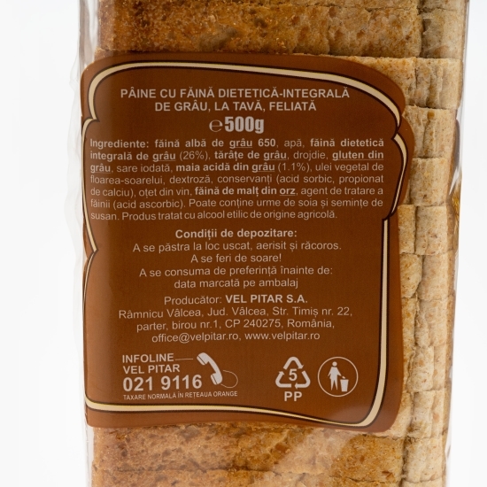 Pâine Sandwich integrală 500g