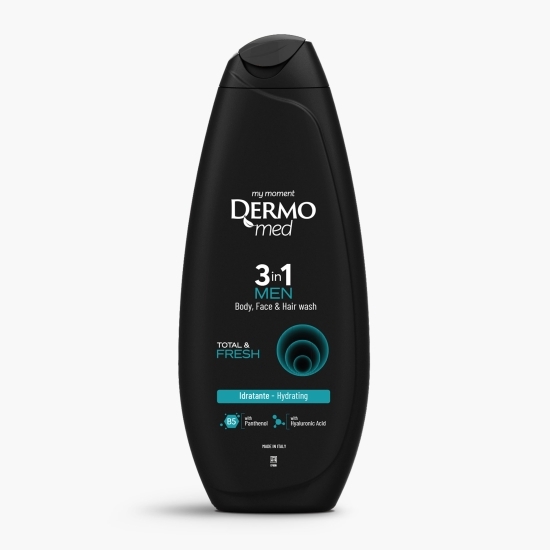 Gel de duș pentru bărbați Total&Fresh 3in1, 450ml
