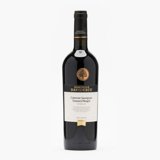 Vin roșu sec Cabernet Sauvignon & Fetească Neagră, 13.5%, 0.75l