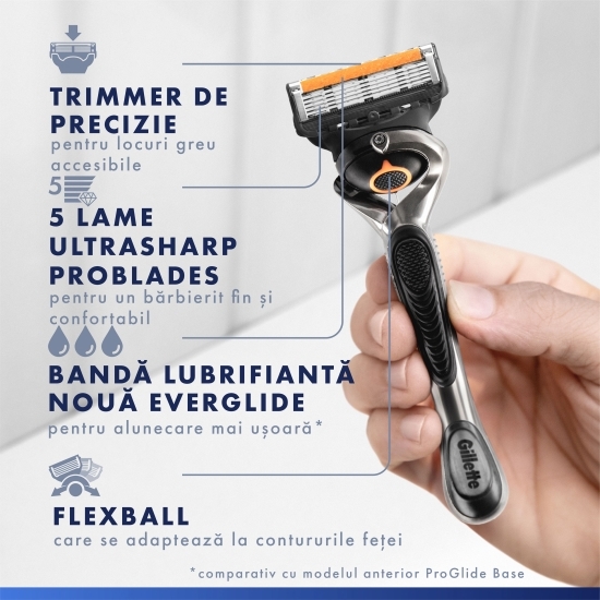 Rezerve aparat de ras ProGlide, 4 buc