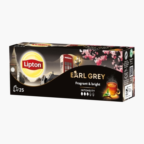 Ceai negru Earl Grey, 25 plicuri 