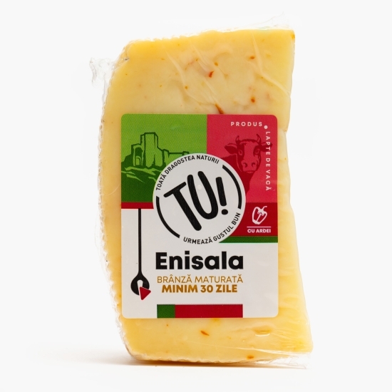 Brânză maturată Enisala cu ardei, maturată minim 30 zile 250g