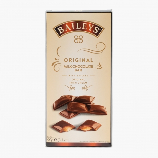 Ciocolată cu lapte umplută cu cremă de lichior Baileys 90g