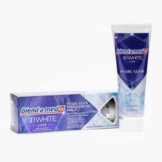 Pastă de dinți 3D white luxe pearl glow 2x75ml