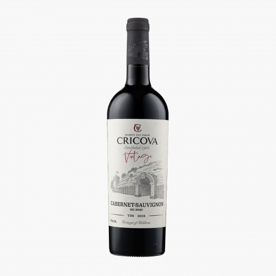 Vin roșu sec Cabernet Sauvignon  0.75l