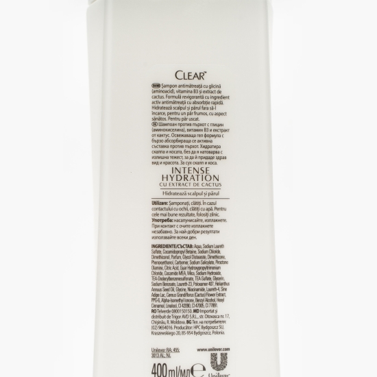 Șampon antimătreață hidratant Intense Hydration 400ml