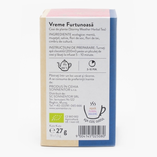 Ceai de plante eco Vreme furtunoasă, 18 plicuri