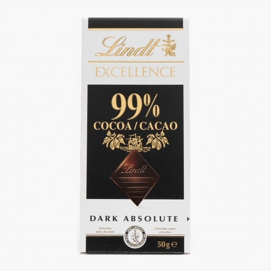 Ciocolată amăruie cu 99% cacao 50g